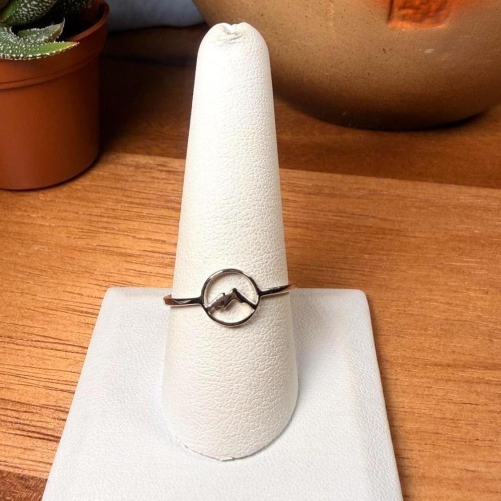 Mountain Ring - Size 9.5 - .925 Sterling Silver